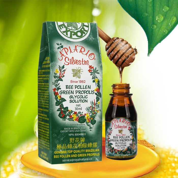 巴西野花牌極品蜂花粉綠蜂膠·升級二合一