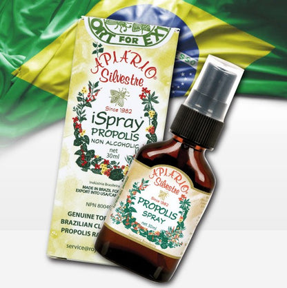 野花噴噴·巴西野花牌綠蜂膠噴劑·家庭必備·內服外用·30ml
