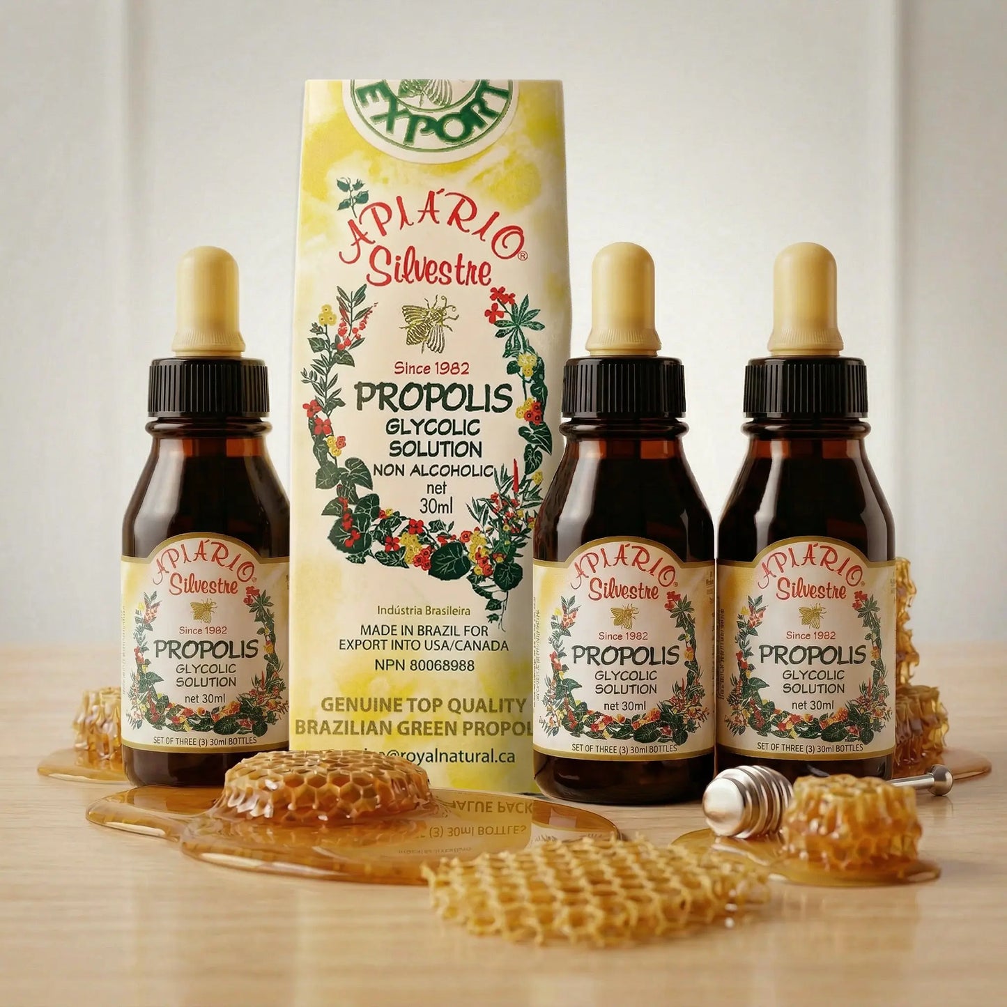 Limited Value Pack|Apiário Silvestre Brazilian Green Propolis 30ml-Your Premium Daily Choice