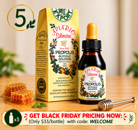 巴西野花牌極品綠蜂膠 30ml【黑五搶先購】多瓶限时特惠組｜秋冬防護首选