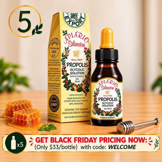 巴西野花牌極品綠蜂膠30ml【黑五搶先購】多瓶限时特惠組｜秋冬防護首选