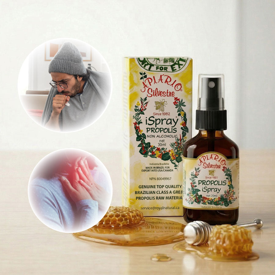 【限时特惠】口腔不適、喉嚨乾痛｜全家適用｜巴西野花牌绿蜂胶喷剂30ml