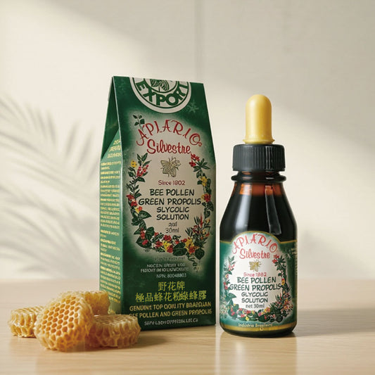 巴西野花牌極品蜂花粉綠蜂膠·升級二合一